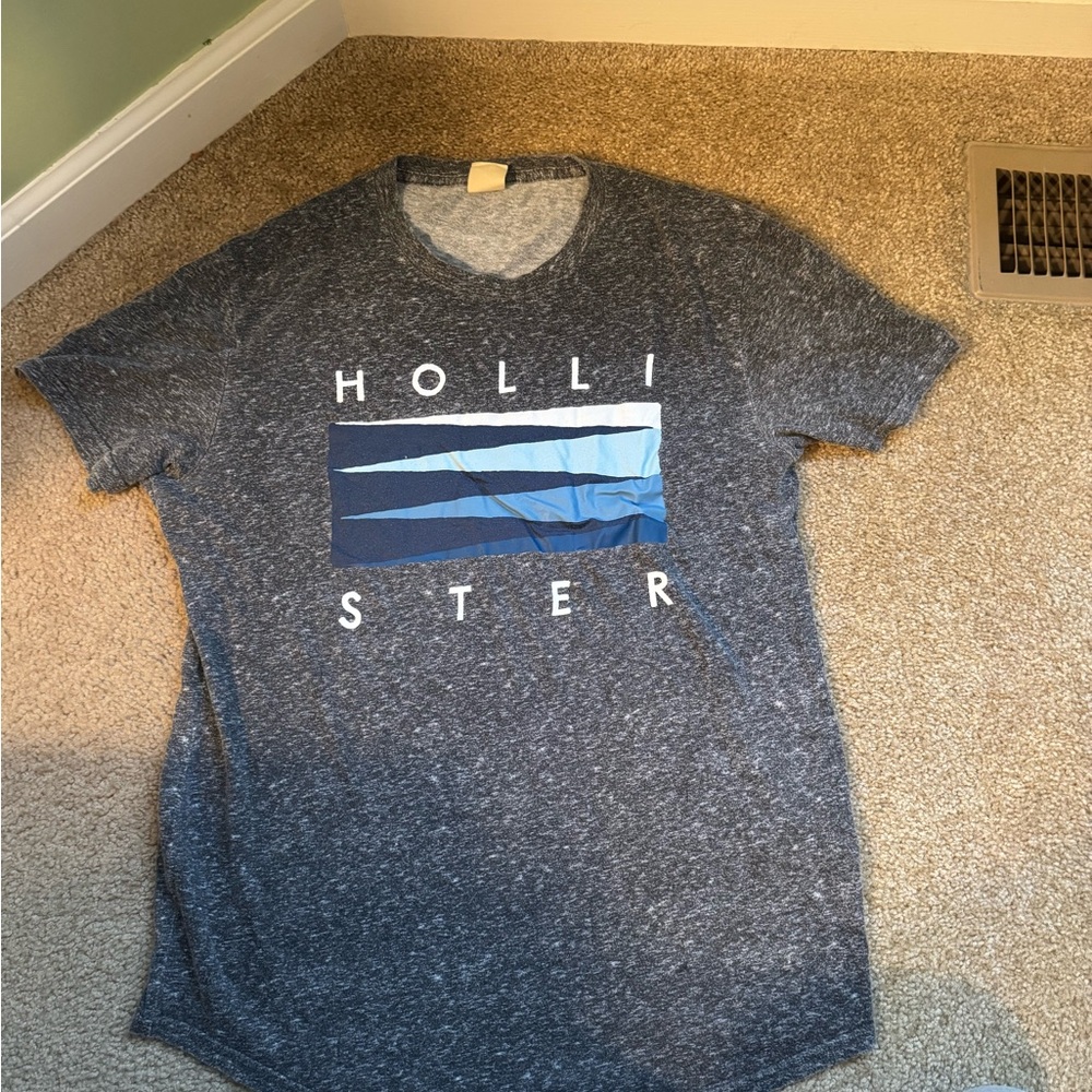 Hollister Blue Graphic T-Shirt
